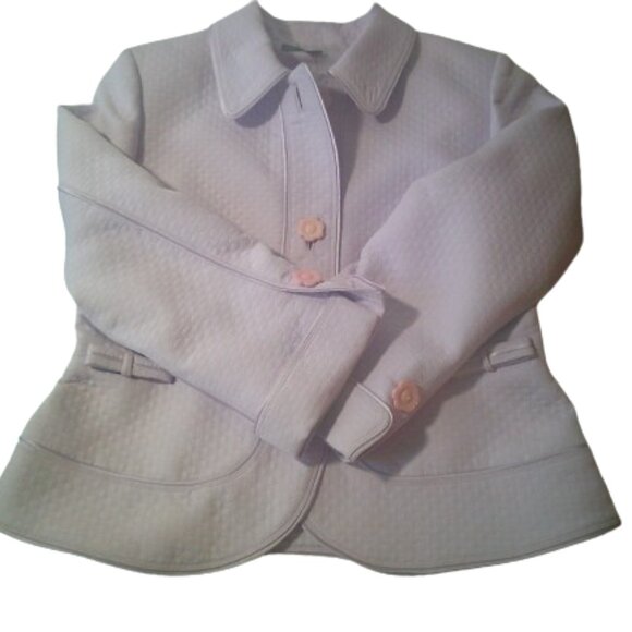 BUNDLE 5/$35 Nipon Boutique Womens Lilac Suit Jacket Size 10 - Picture 6 of 8